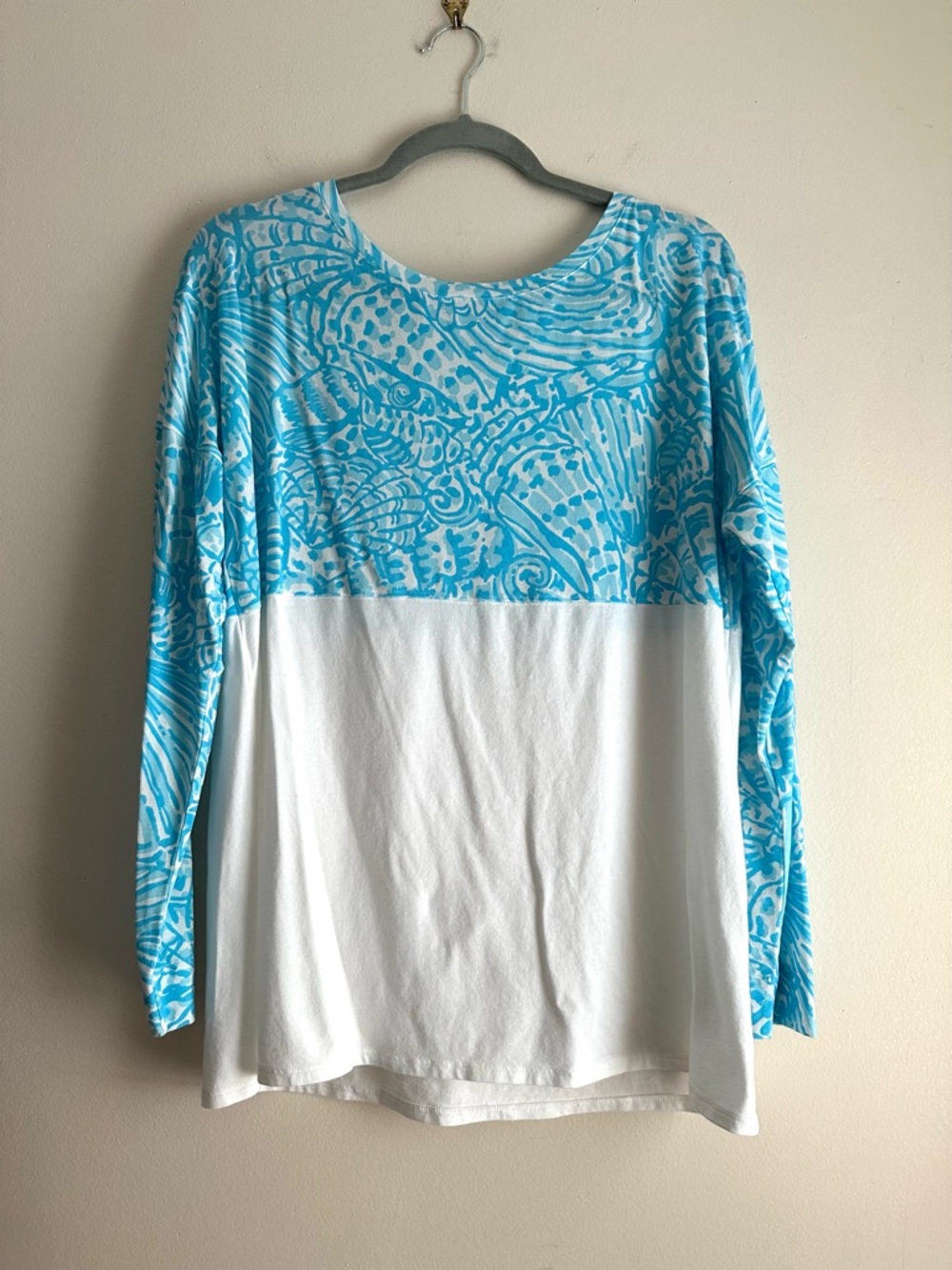 Lilly Pulitzer • Finn Long-Sleeve Top in Succulent Sea‎